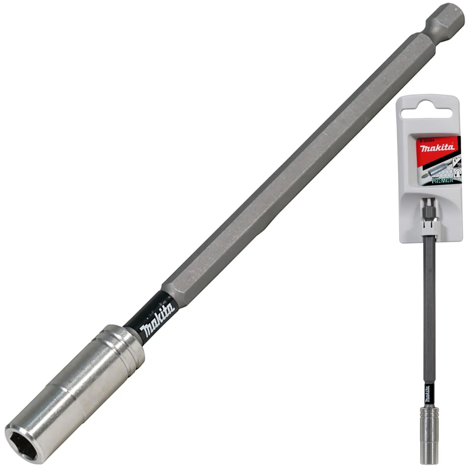 Makita Impact Bit Holder Premier Magnetic 1/4" Hex Drive Choose Size