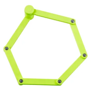 Mammoth Security Folding Wheel Lock Yellow 100cm