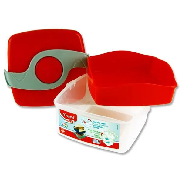 Maped - Picnik Concept - Twist Sandwich Box - Red