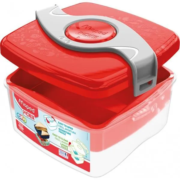 Maped - Picnik Concept - Twist Sandwich Box - Red