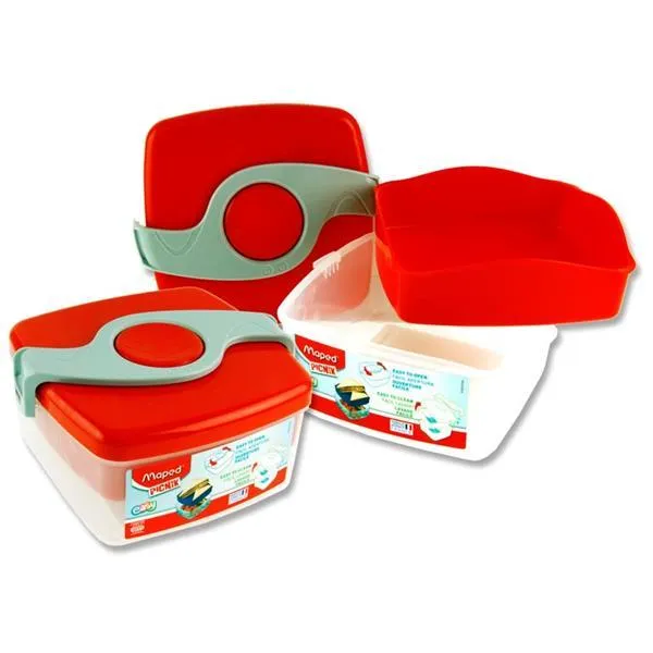 Maped - Picnik Concept - Twist Sandwich Box - Red