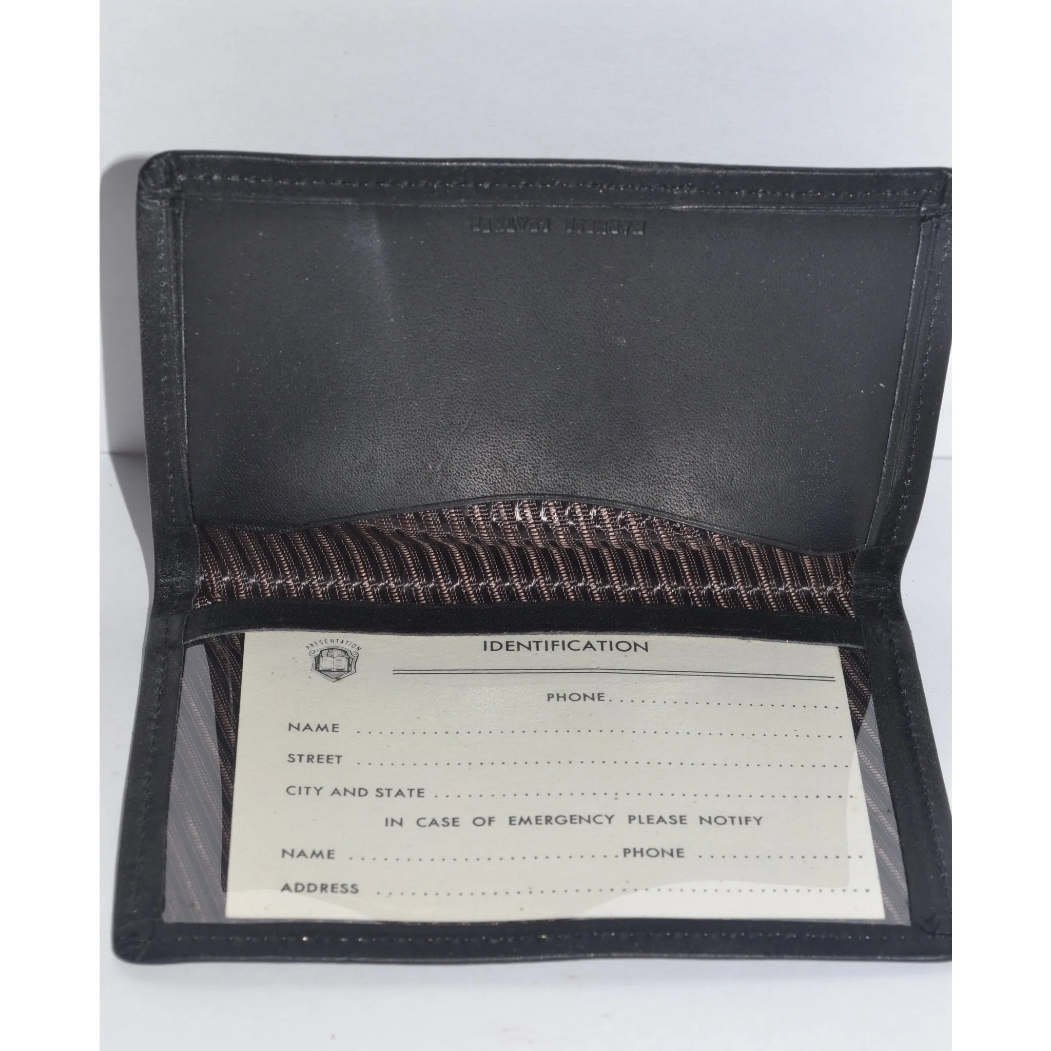 Men's Black Leather Wallet By Princess Gardner