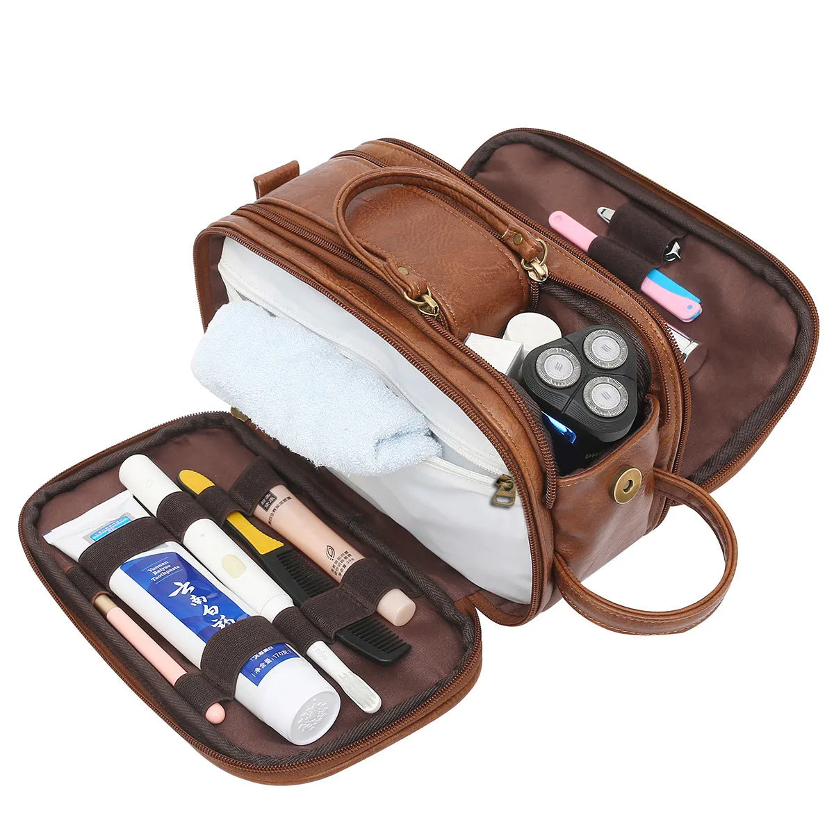 Men's Slouchy Beautiful Popular Toiletry Storage Cosmetic Bags