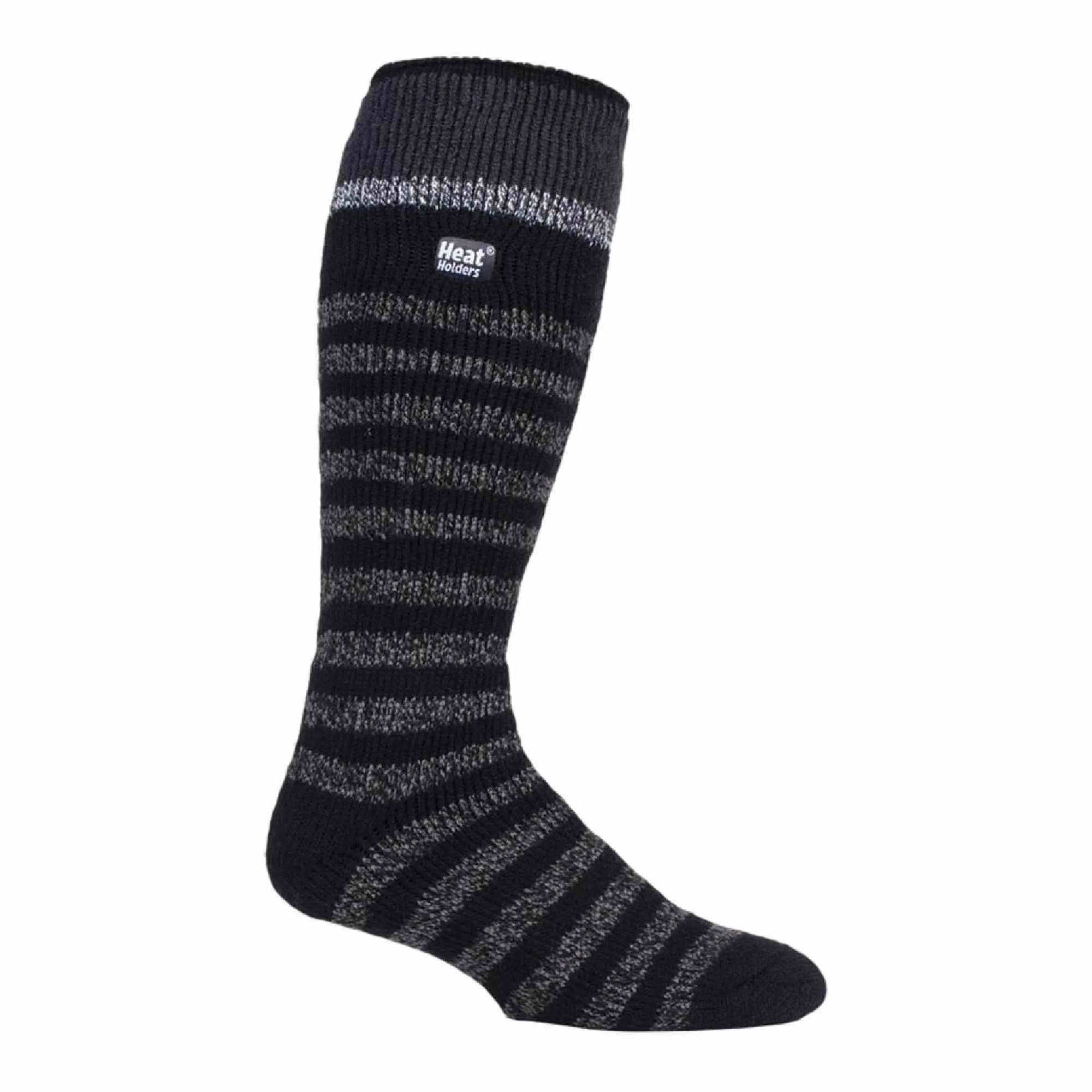 Mens Striped 2.3 TOG Winter Knee High Thermal Ski Socks