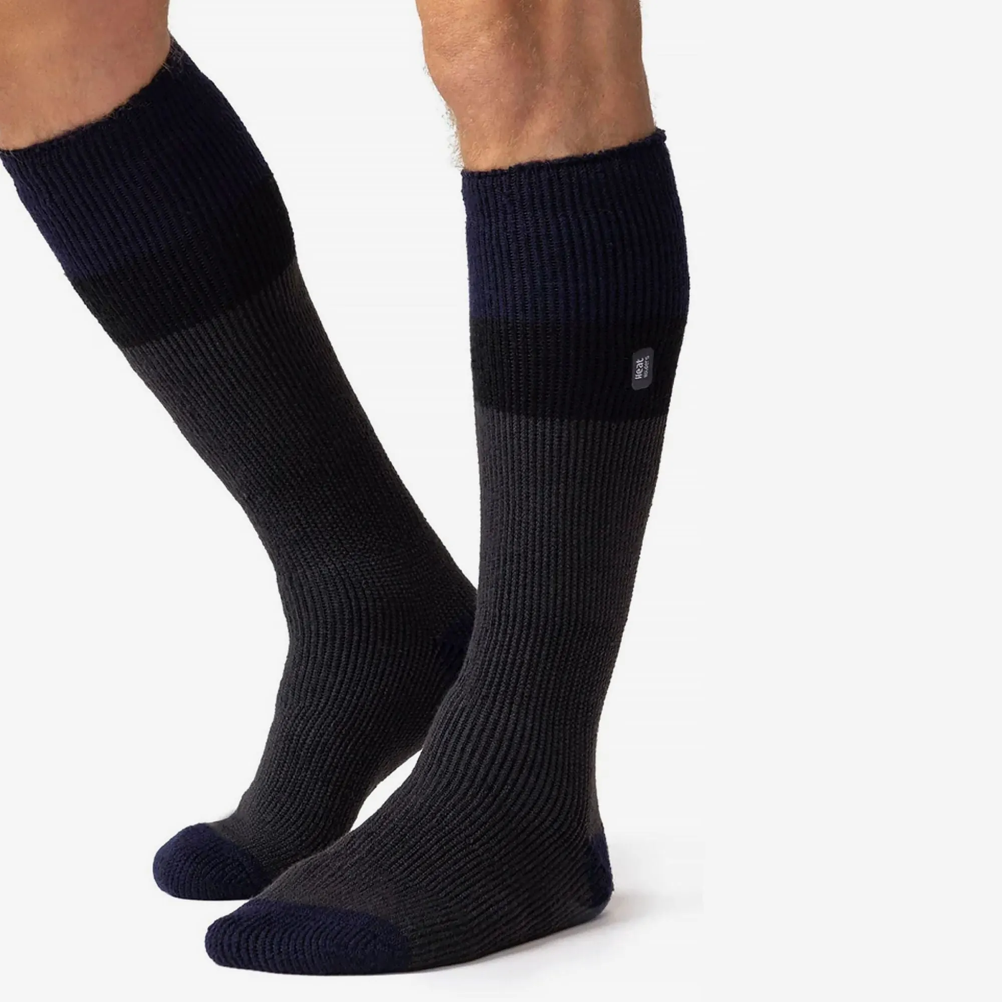 Mens Striped 2.3 TOG Winter Knee High Thermal Ski Socks