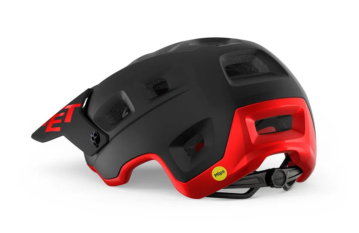 Met Terranova Mips Helmet Black/red/matt Glossy