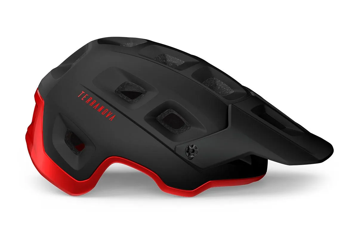 Met Terranova Mips Helmet Black/red/matt Glossy
