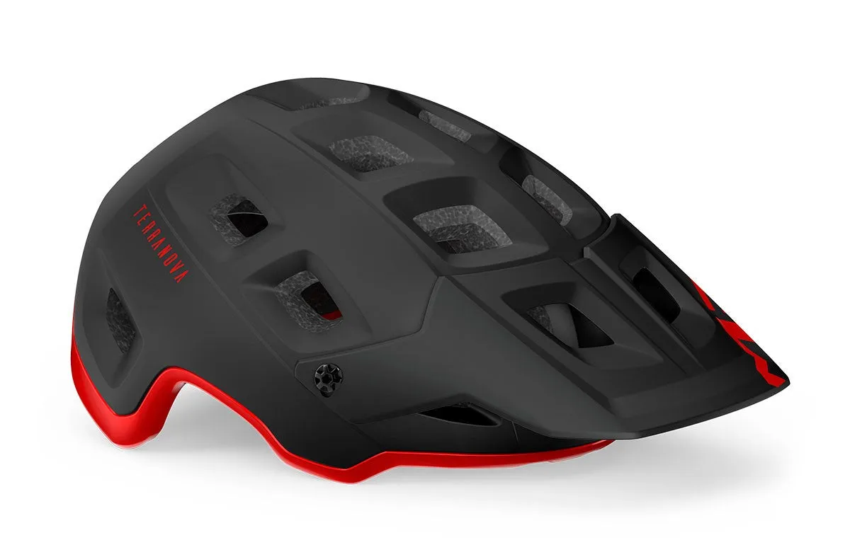 Met Terranova Mips Helmet Black/red/matt Glossy