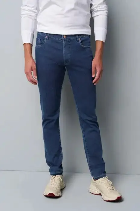 MEYER M5 Jeans 1-6283/19 Slim Leg Dark Evening Blue