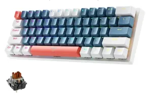 Mini Gaming Mechanical Keyboard 60% Form Hot-Swappable RGB Backlit