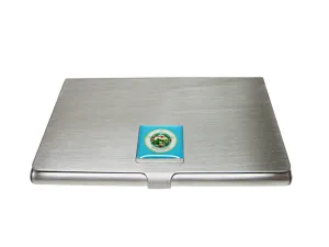 Minnesota State Flag Pendant Business Card Holder