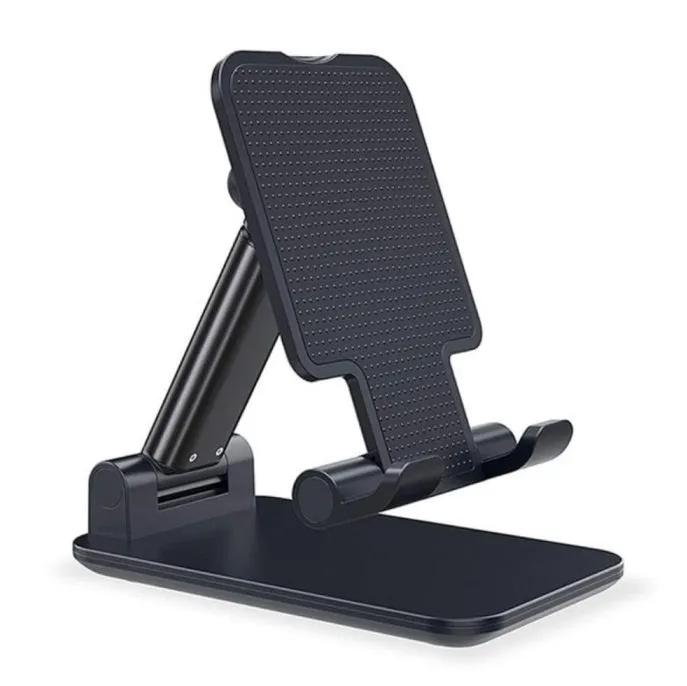 Mobile Phone Stand Folding Bracket for Mobile Phone Tablet PC black