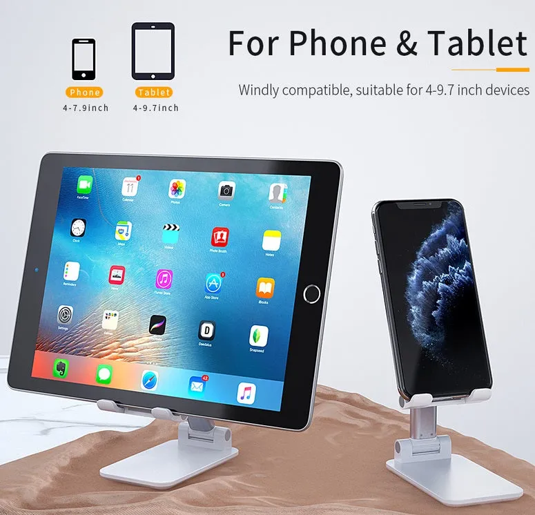 Mobile Phone Stand Folding Bracket for Mobile Phone Tablet PC black