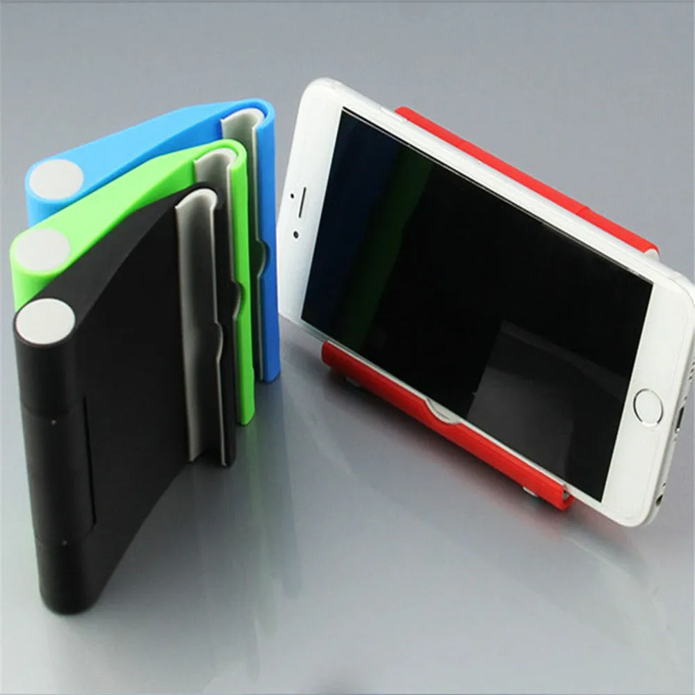Mobile Phone Tablet Stand Holder Support Portable Adjust Universal Plastic Stand - White