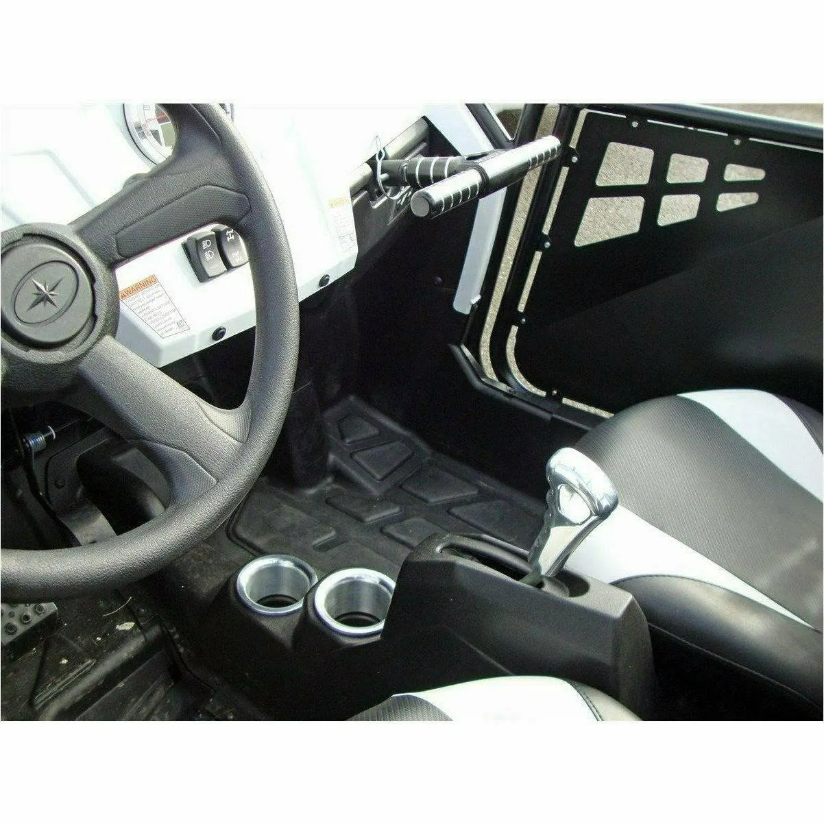 ModQuad Polaris RZR (2010 ) Silver Cup Holders (Pair)