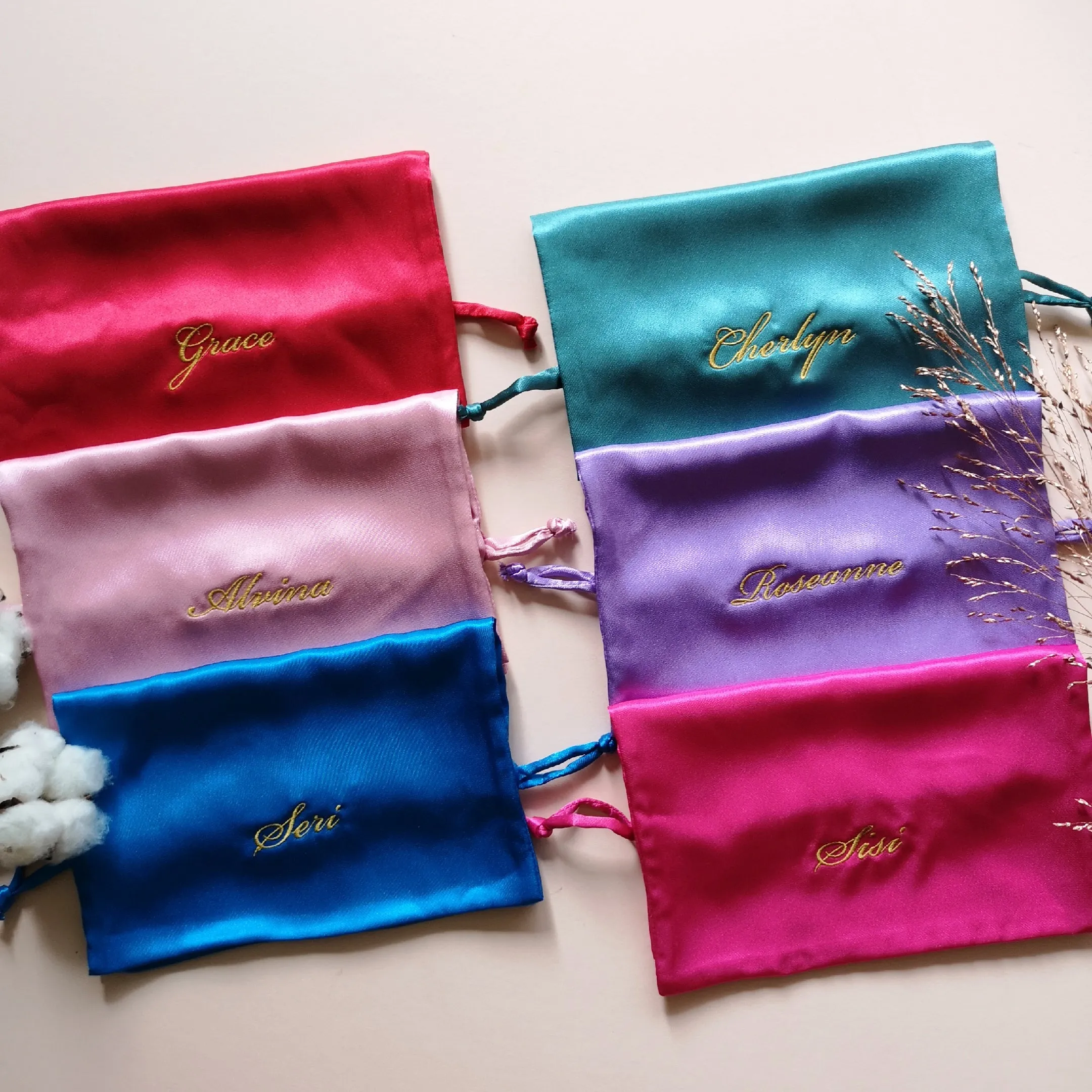 Monogrammed Keepsake Pouch