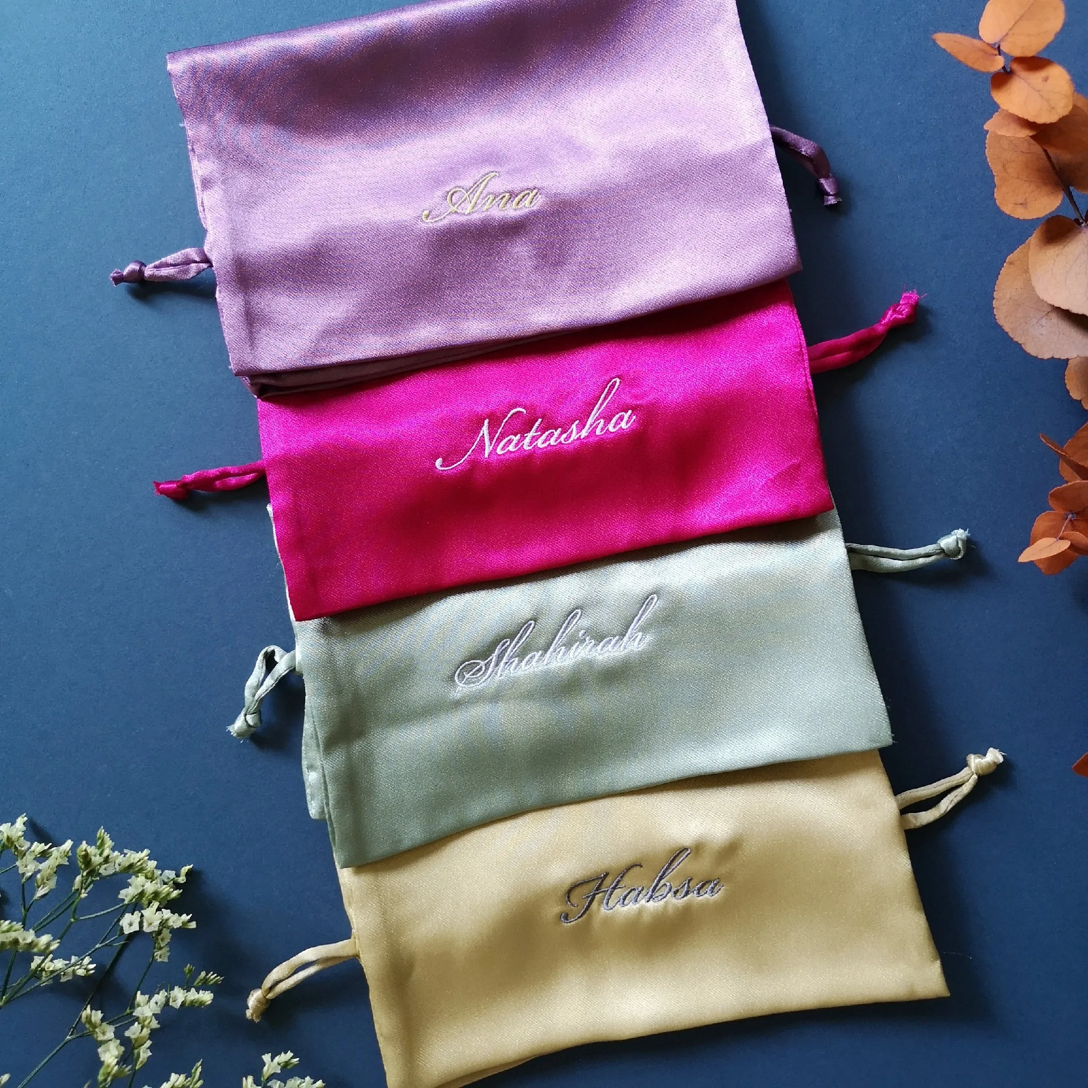 Monogrammed Keepsake Pouch