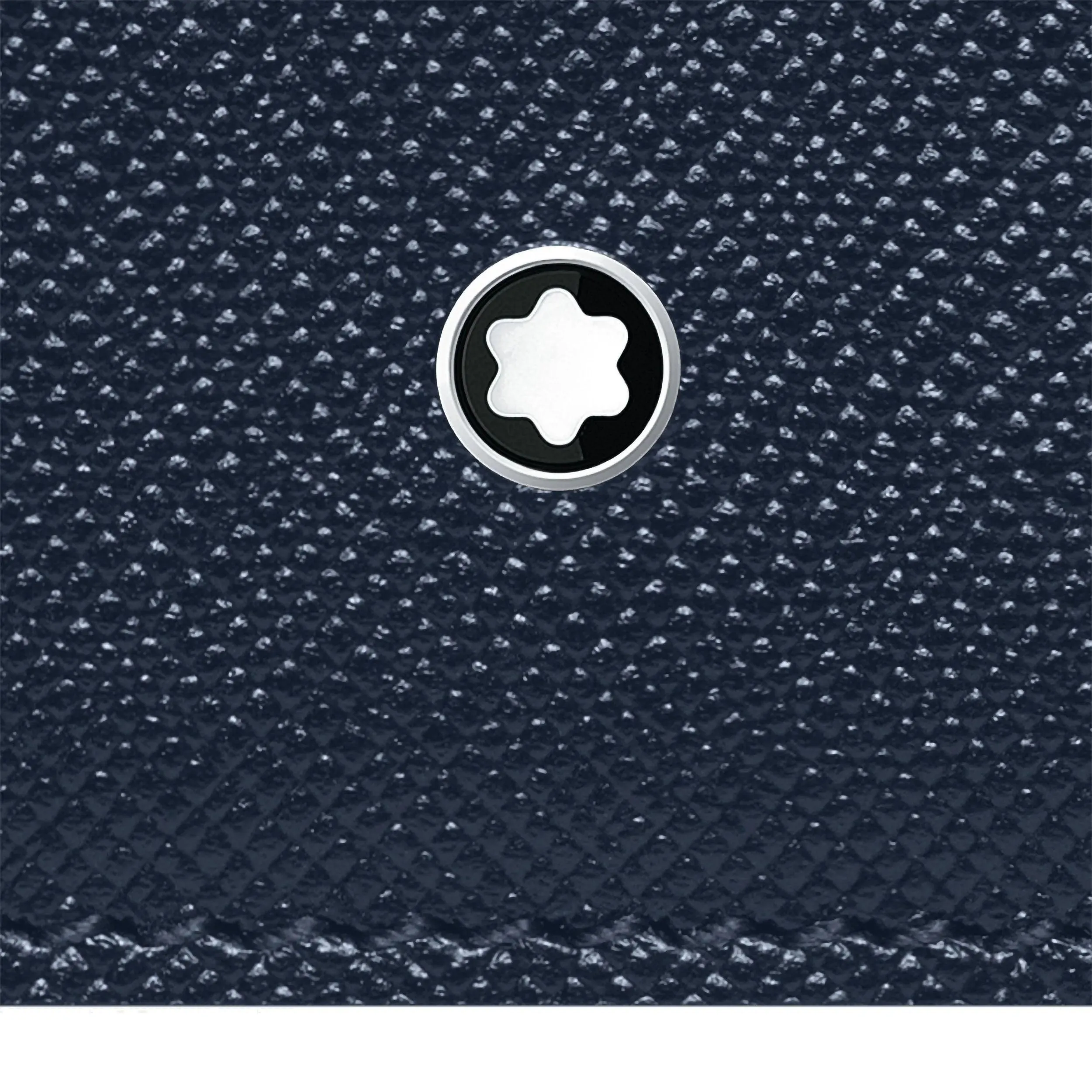Montblanc Pocket credit card holder 4 compartments with Montblanc Sartorial Blue 128594 holder