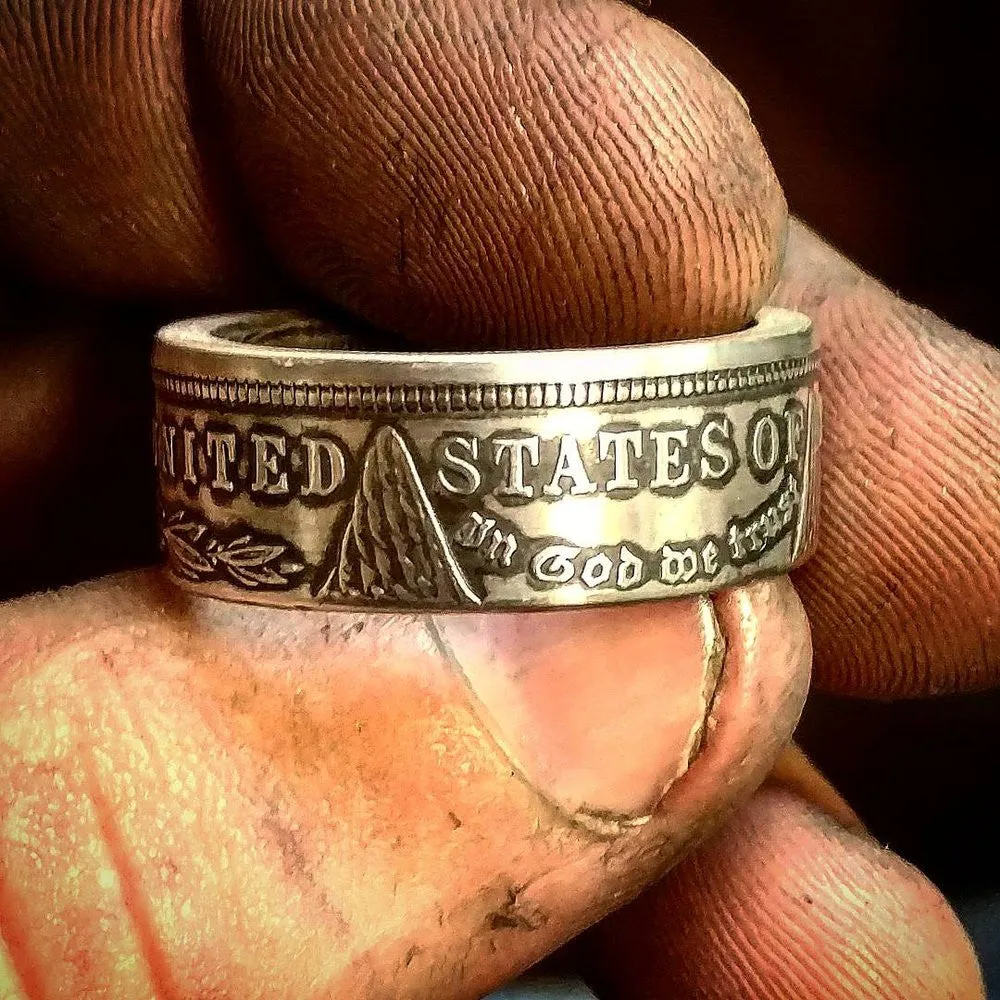 Morgan Silver Dollar Coin Ring