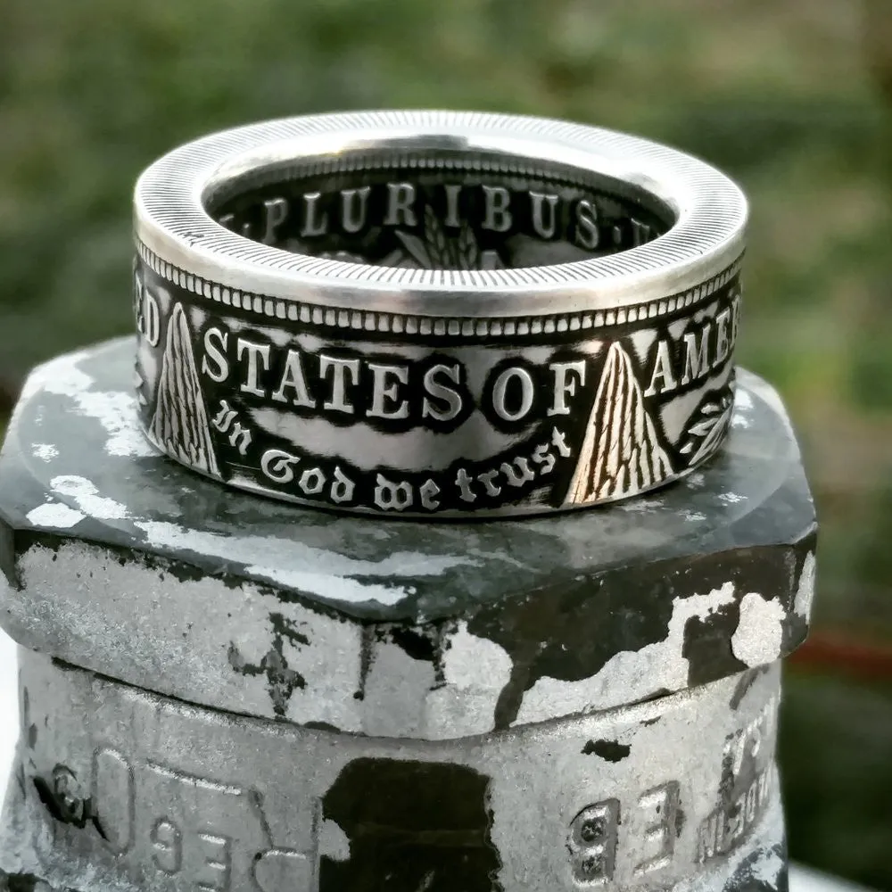 Morgan Silver Dollar Coin Ring