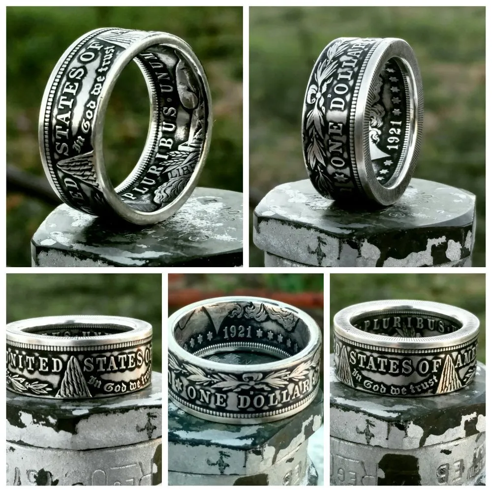 Morgan Silver Dollar Coin Ring