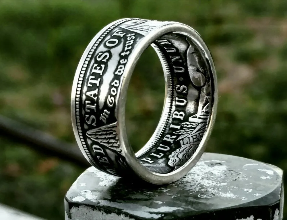 Morgan Silver Dollar Coin Ring