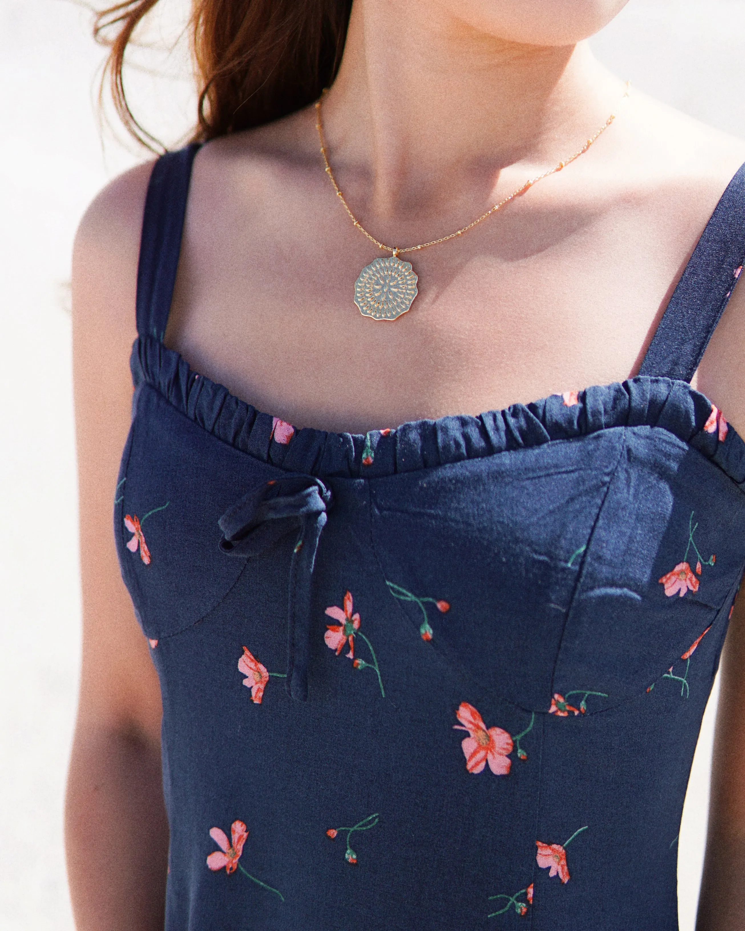 Mosaic Coin Necklace