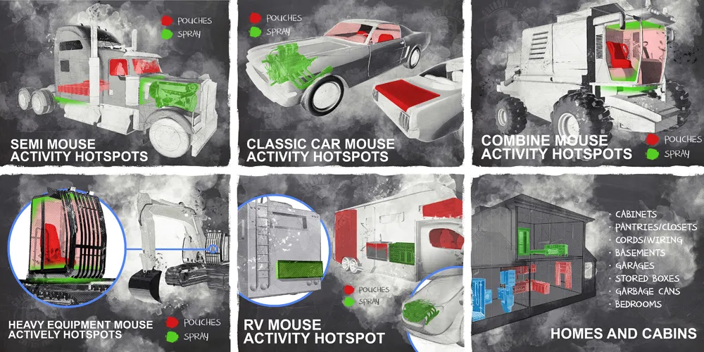Mouse Repellent Pouches