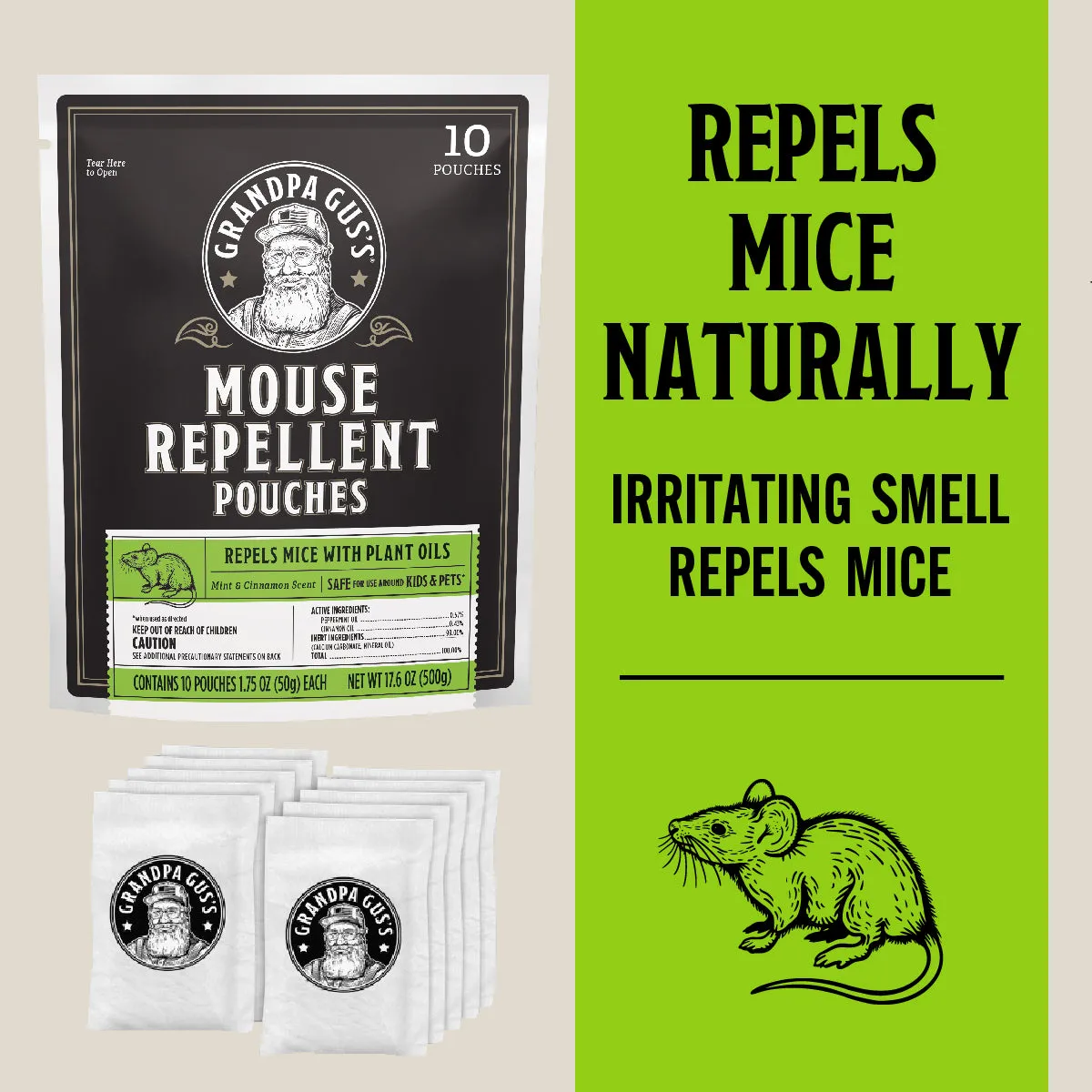 Mouse Repellent Pouches
