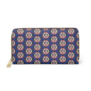 MSD Collection Zipper Wallet (Blue)