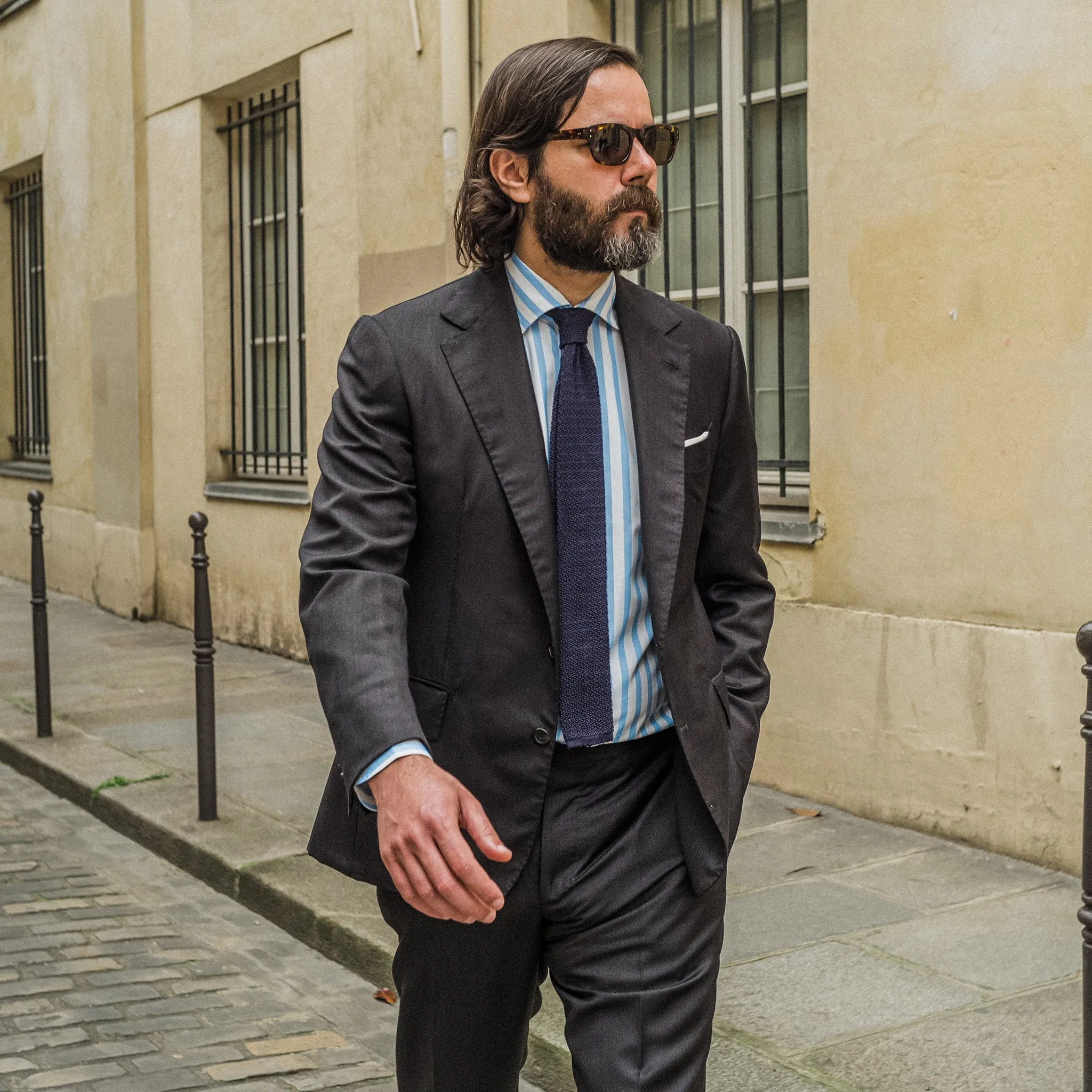 MTO Charcoal Fresco Waverly Suit