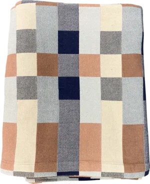 Mungo Multicoloured The Double Cloth (bed Throw)