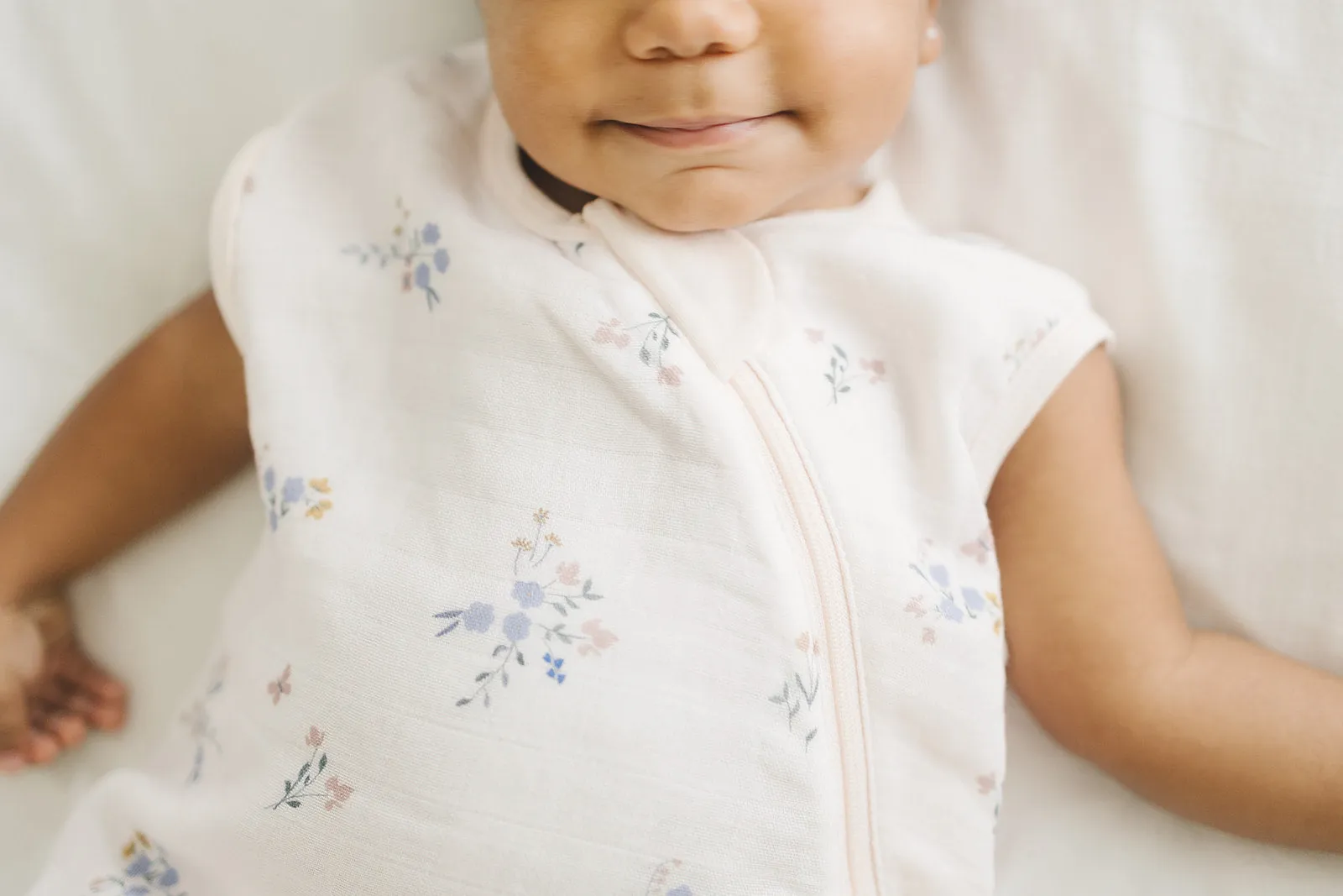Muslin Lightweight Sleep Bag 0.5 TOG - Ditsy Floral