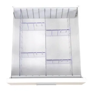 Narrow Adjustable Drawer Divider for Medical Trolley 155mm