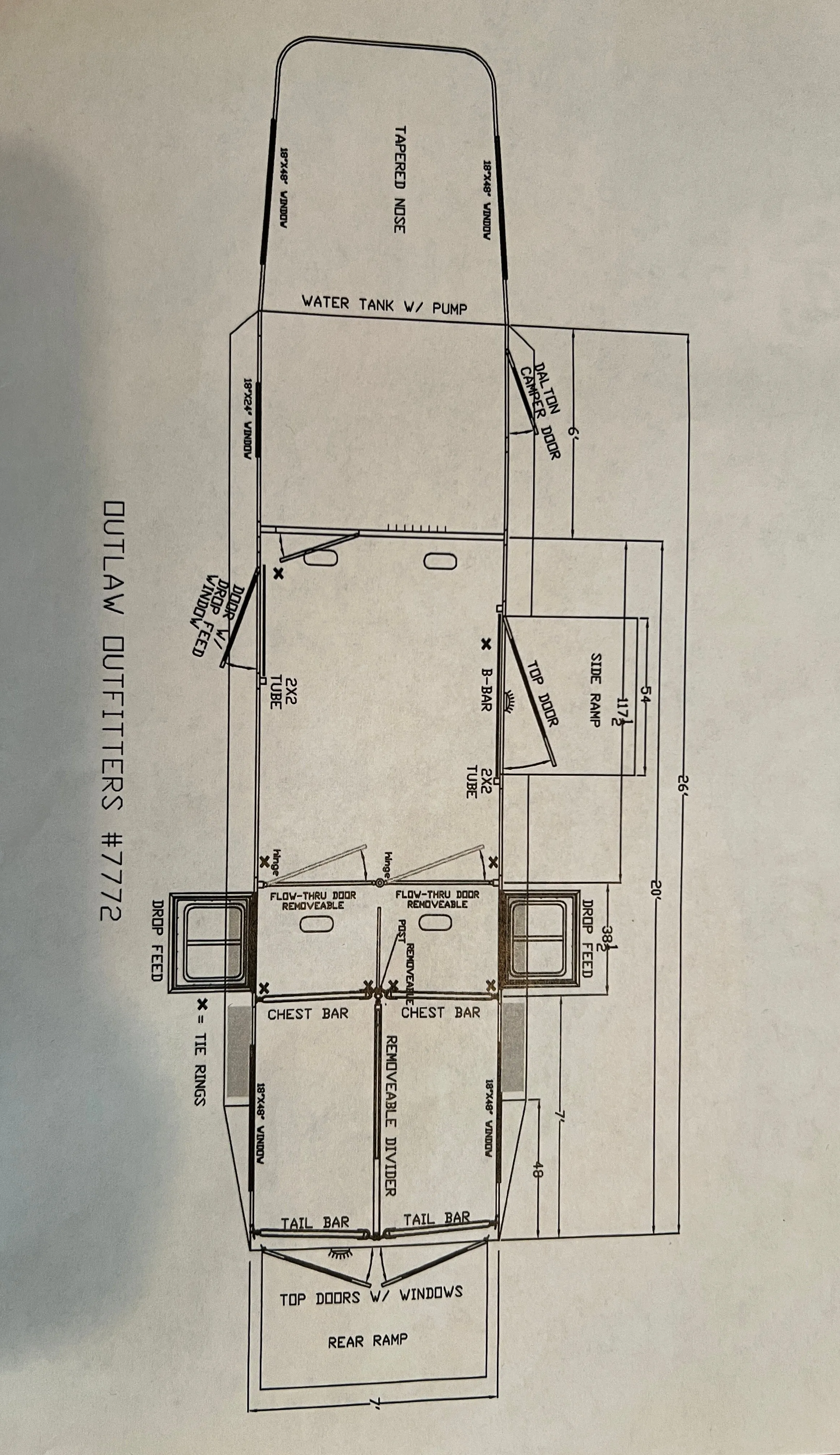 New 2025 Adam Pro-Classic Model GS152 (2 1) All Aluminum Gooseneck Straight Load Trailer with Dressing Room