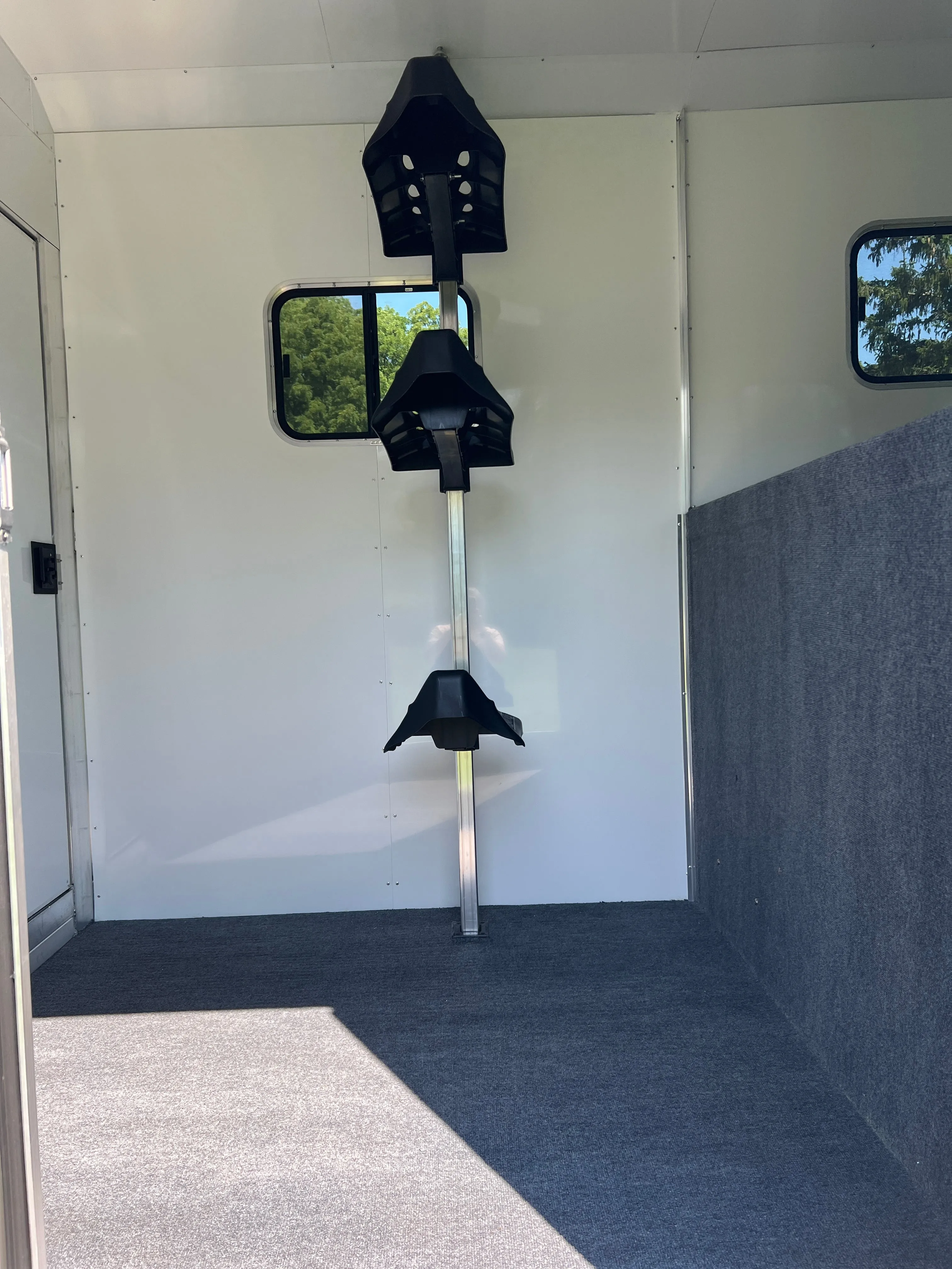 New 2025 Adam Pro-Classic Model GS152 (2 1) All Aluminum Gooseneck Straight Load Trailer with Dressing Room