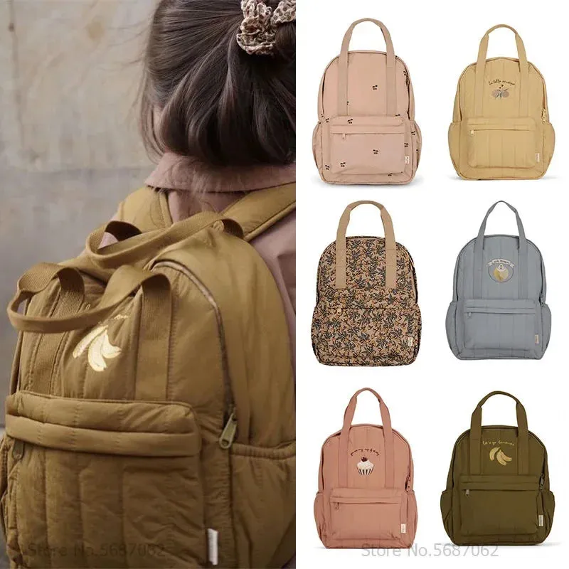 New KS Baby Backpack Parent-child Kids Schoolbag Kindergarten Bags Brand Traveling Cherry Children's Boys Girls Mom Storage