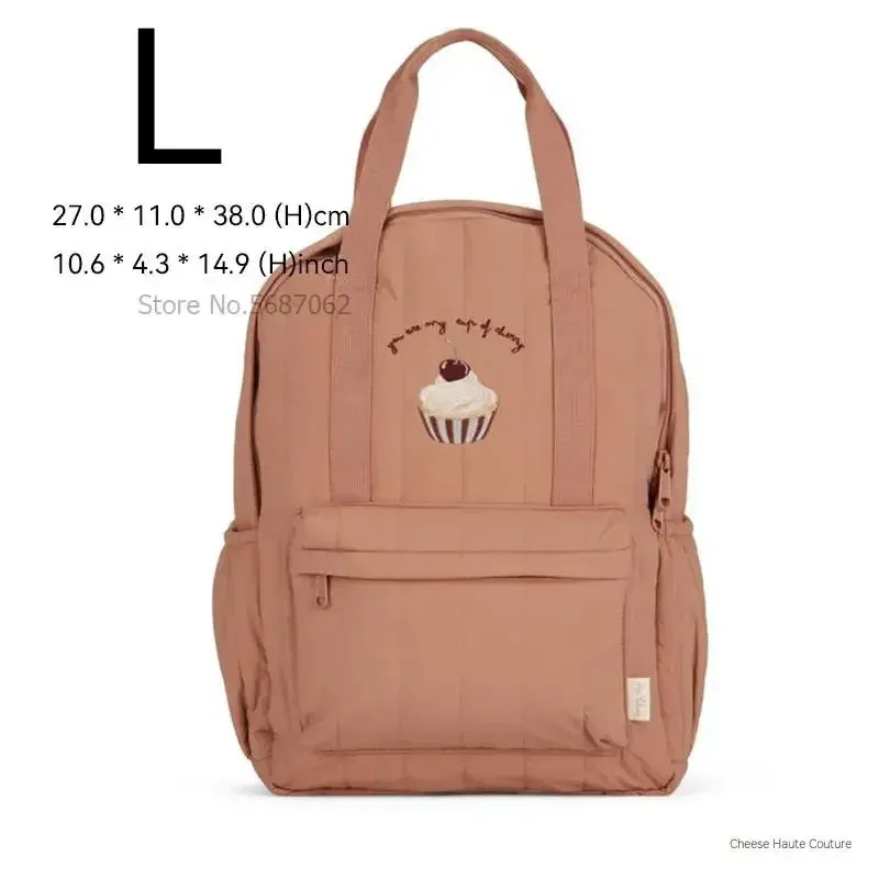 New KS Baby Backpack Parent-child Kids Schoolbag Kindergarten Bags Brand Traveling Cherry Children's Boys Girls Mom Storage