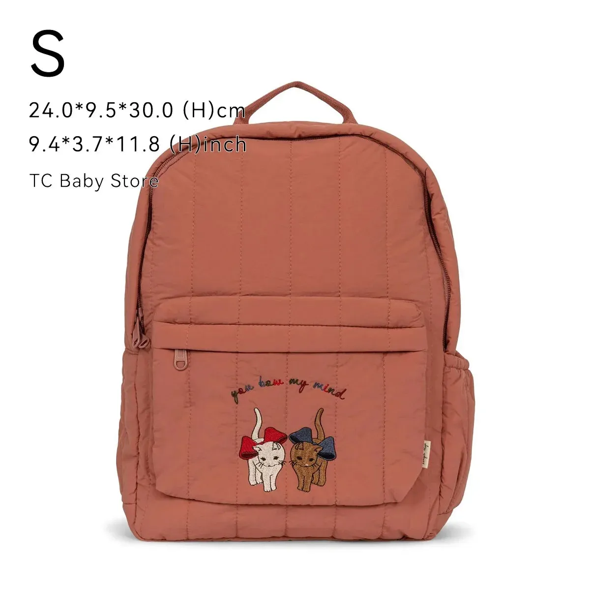 New KS Baby Backpack Parent-child Kids Schoolbag Kindergarten Bags Brand Traveling Cherry Children's Boys Girls Mom Storage
