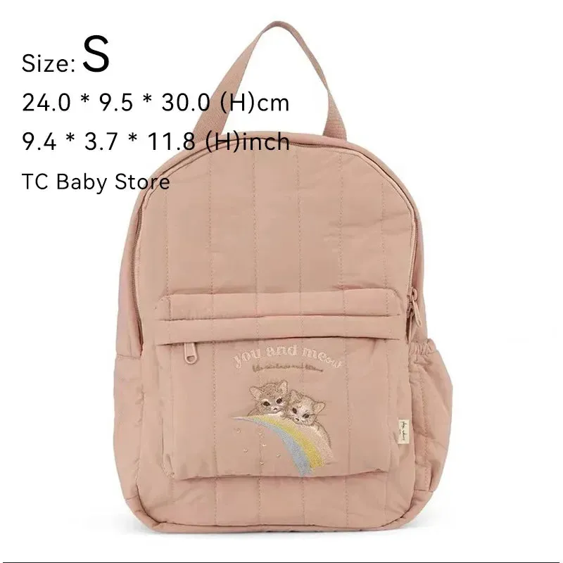 New KS Baby Backpack Parent-child Kids Schoolbag Kindergarten Bags Brand Traveling Cherry Children's Boys Girls Mom Storage