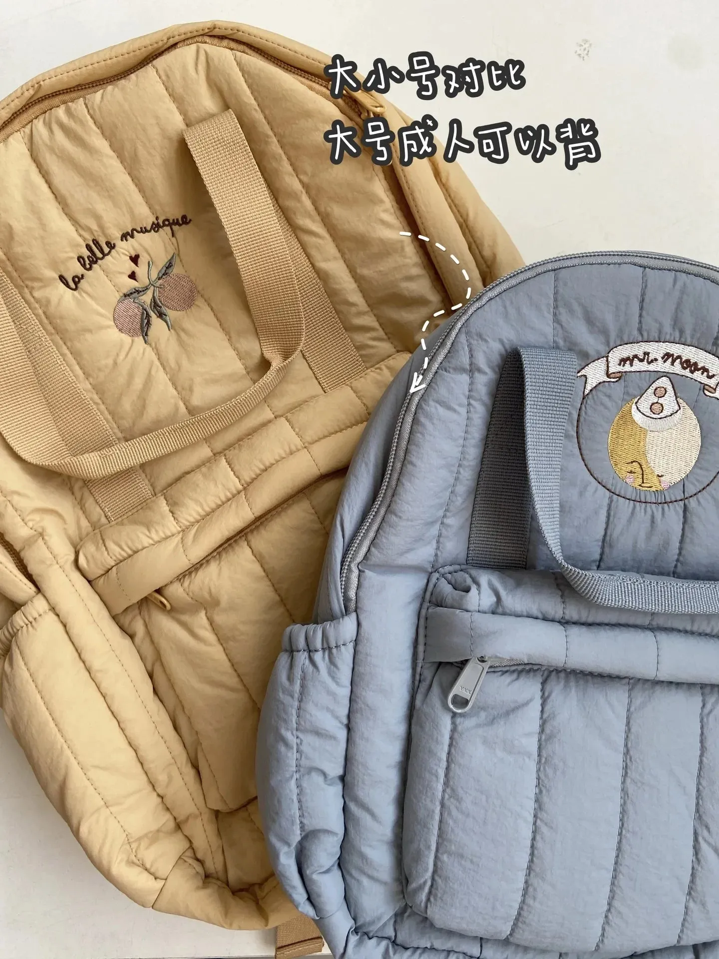 New KS Baby Backpack Parent-child Kids Schoolbag Kindergarten Bags Brand Traveling Cherry Children's Boys Girls Mom Storage