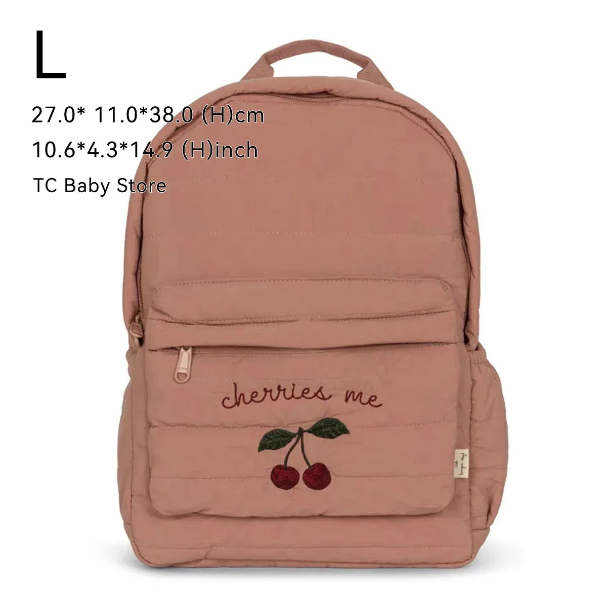 New KS Baby Backpack Parent-child Kids Schoolbag Kindergarten Bags Brand Traveling Cherry Children's Boys Girls Mom Storage