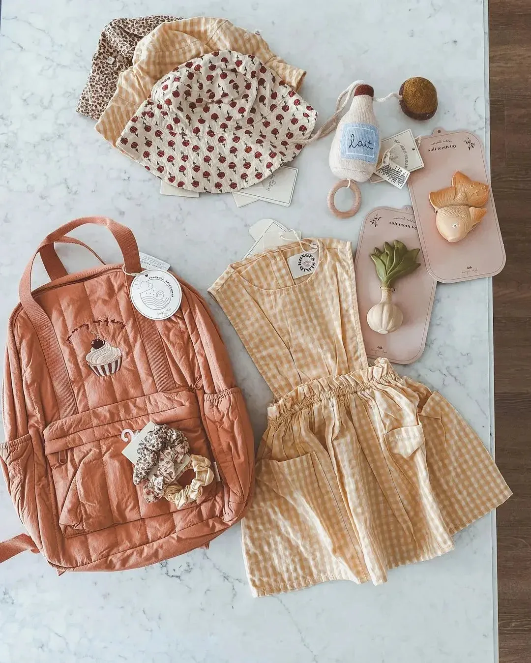 New KS Baby Backpack Parent-child Kids Schoolbag Kindergarten Bags Brand Traveling Cherry Children's Boys Girls Mom Storage