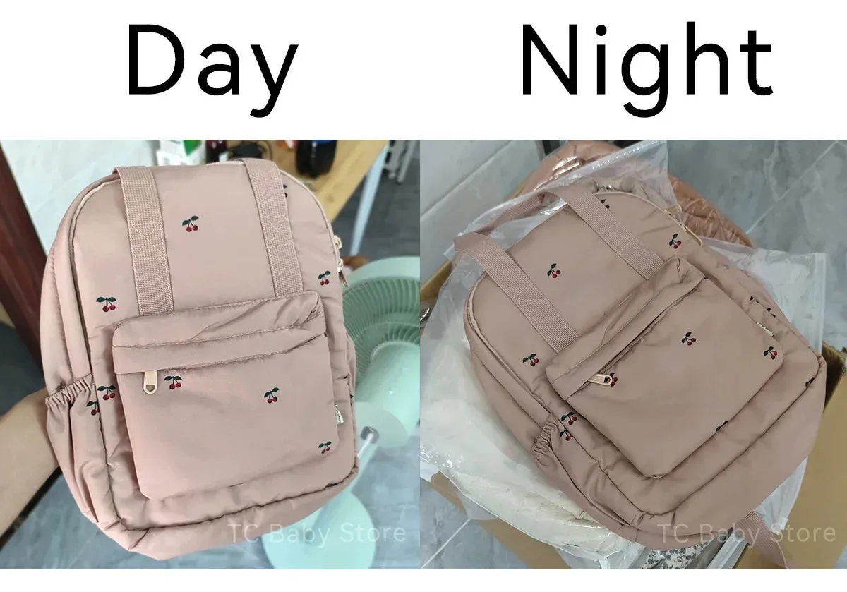 New KS Baby Backpack Parent-child Kids Schoolbag Kindergarten Bags Brand Traveling Cherry Children's Boys Girls Mom Storage