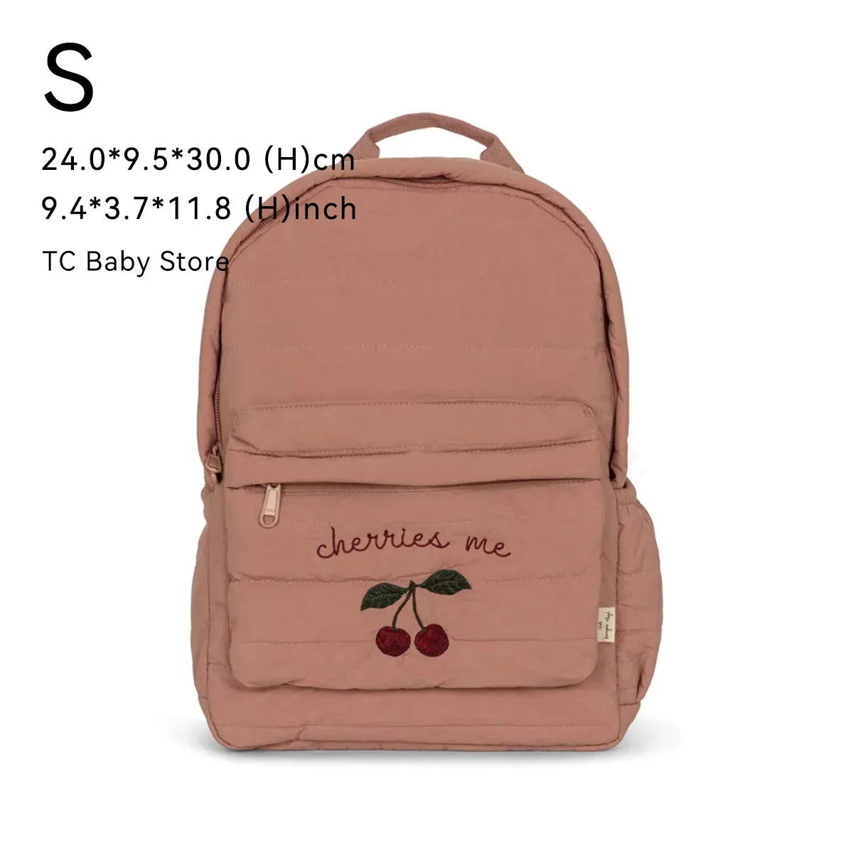 New KS Baby Backpack Parent-child Kids Schoolbag Kindergarten Bags Brand Traveling Cherry Children's Boys Girls Mom Storage