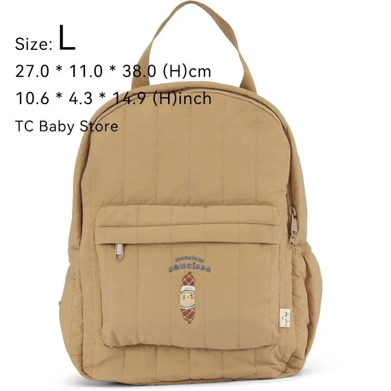 New KS Baby Backpack Parent-child Kids Schoolbag Kindergarten Bags Brand Traveling Cherry Children's Boys Girls Mom Storage