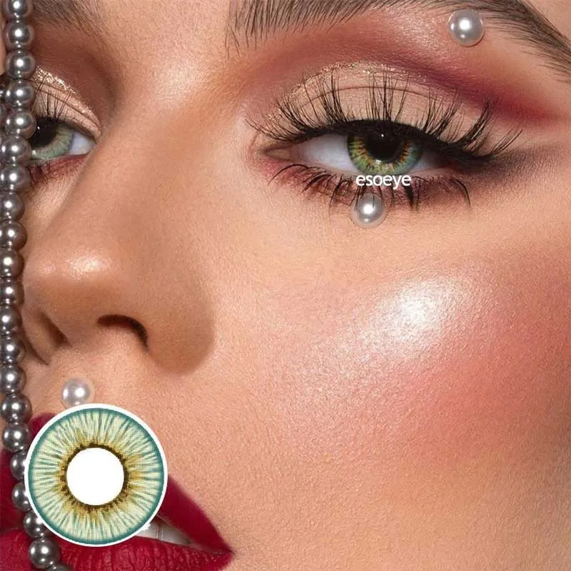 New York Angeles Gray Colored Contact Lenses Yearly
