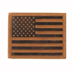 Nocona Bifold Embossed Flag Rodeo Wallet