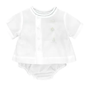 Nursery Shadow Stitch Diaper Set
