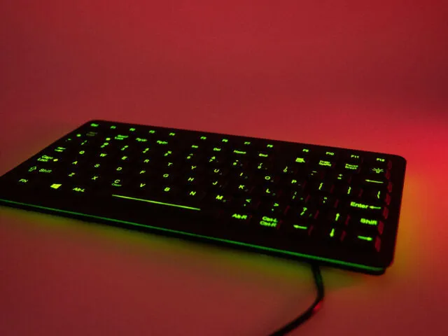 OEM Military Grade Compact Backlit Industrial Keyboard